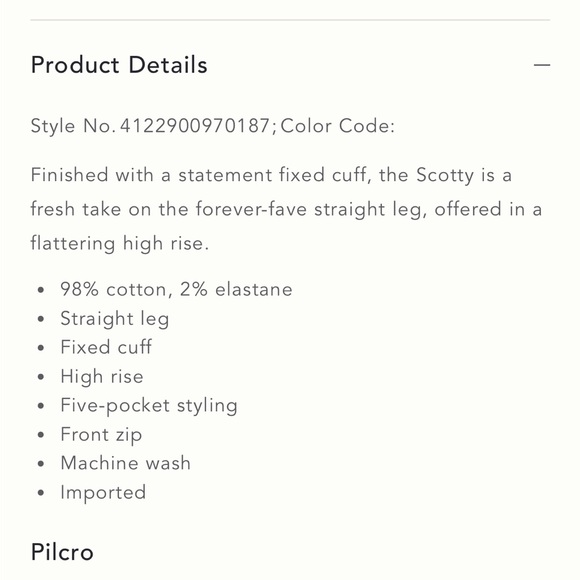 Pilcro the Scotty cuffed jeans - Picture 8 of 8